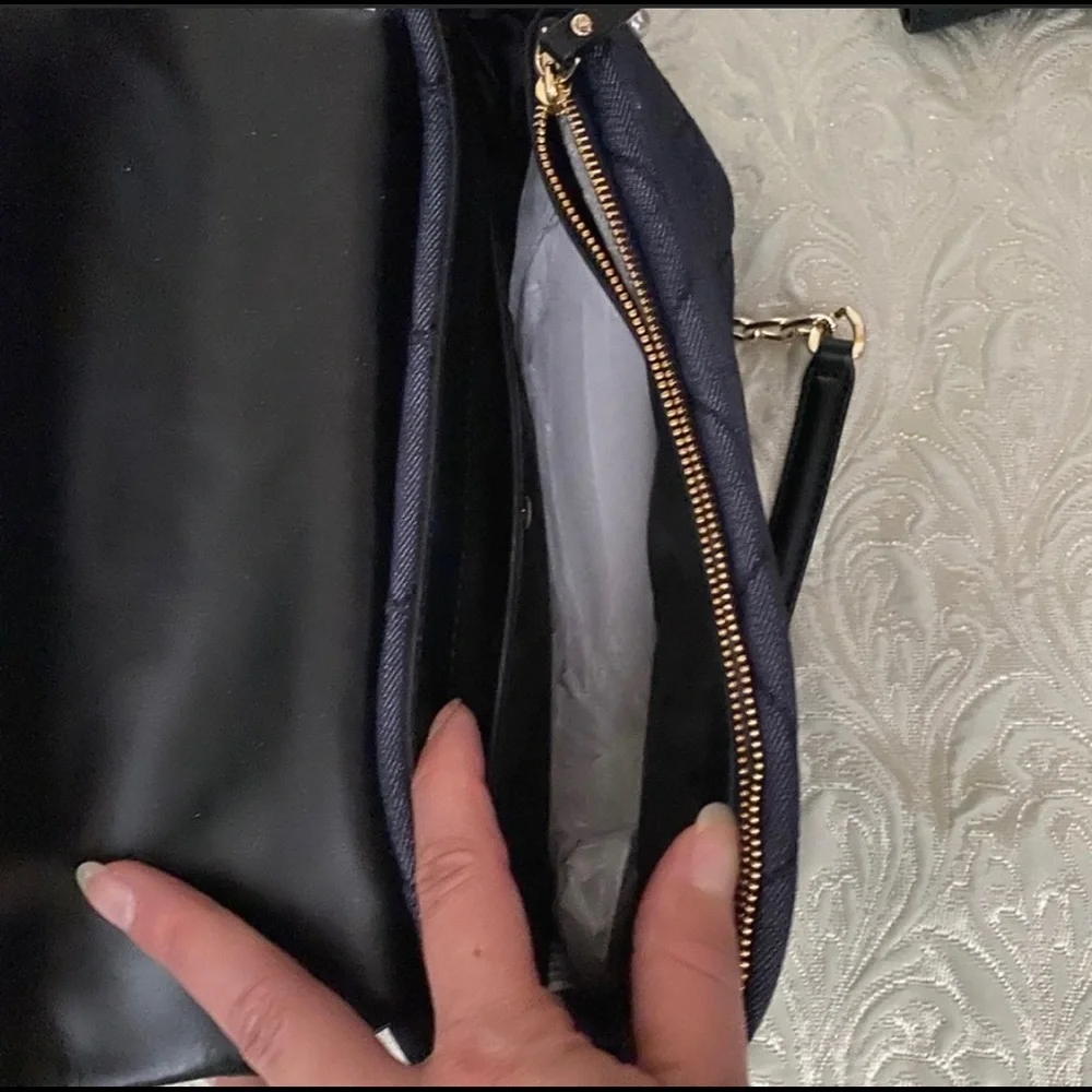 🟡 NWOT Kate Spade ♠️ Denim Shoulder Bag - Picture 4 of 5